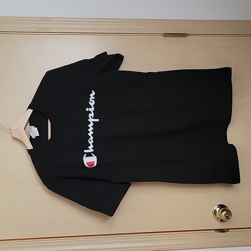 Champion TShirt, Black, L